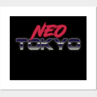 Syntwave 80's Style Neo Tokyo T-Shirt T-Shirt Posters and Art